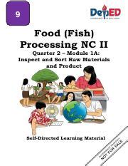 food fish processing module|Food Processing (NC II) Curriculum Guide – K to 12 Agri.